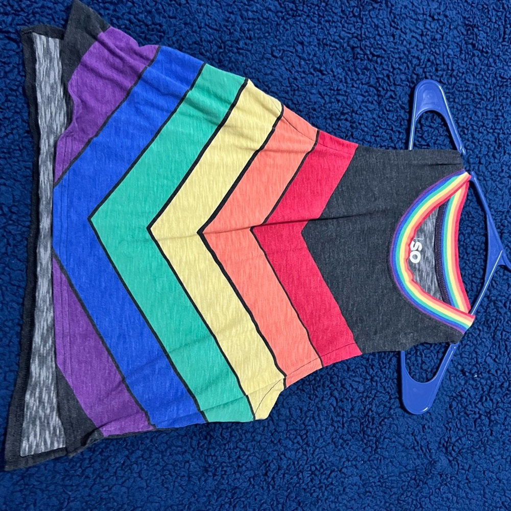 Colorful Striped Kids Top
